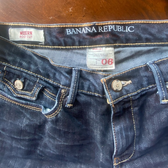 Banana Republic Modern Boot Cut Jeans Size 6 - Picture 4 of 4